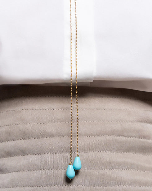 COLLANA STATEMENT SALISCENDI TURCHESE GRZ029M3TAU